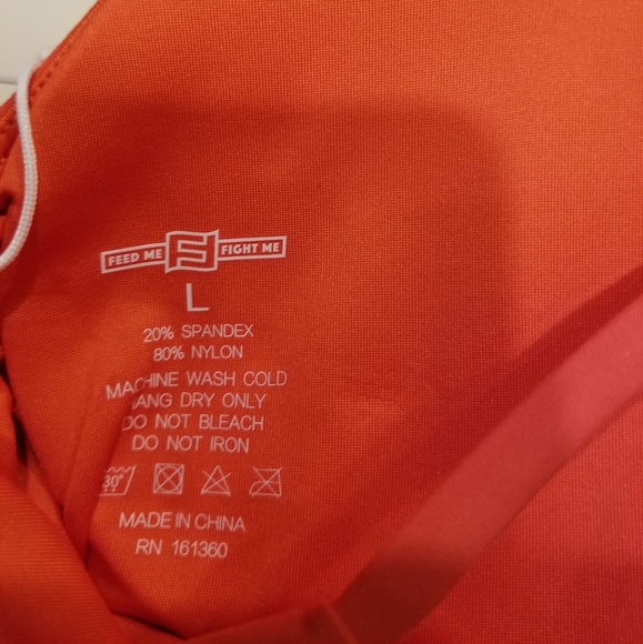 Feed Me Fight Me (FMFM) S.A.S. Bra in Coral Large - Picture 6 of 6